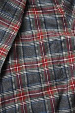 画像15: L.L.Bean (エルエルビーン) Scotch Plaid Flannel Robe Sherpa Lined Regular [GREY STEWART] (15)