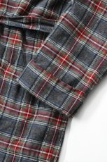 画像18: L.L.Bean (エルエルビーン) Scotch Plaid Flannel Robe Sherpa Lined Regular [GREY STEWART] (18)