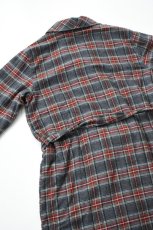 画像20: L.L.Bean (エルエルビーン) Scotch Plaid Flannel Robe Sherpa Lined Regular [GREY STEWART] (20)