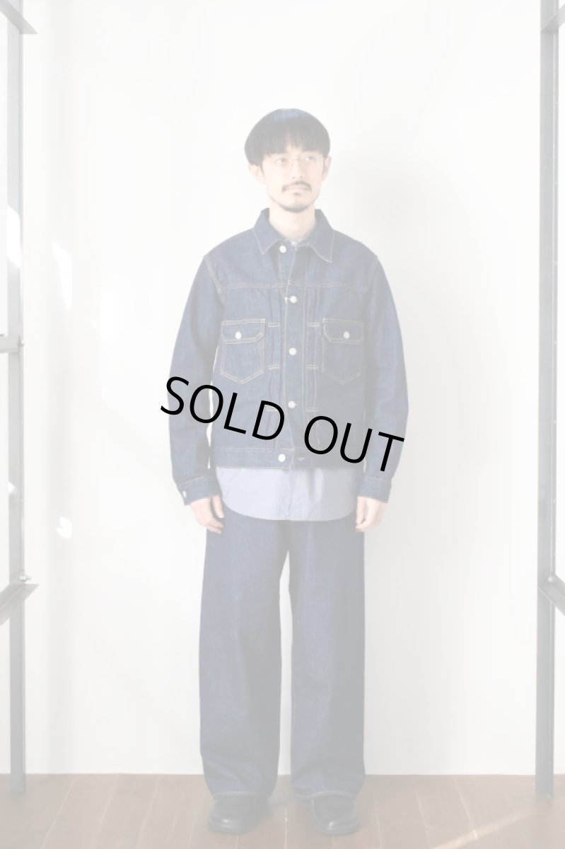 画像11: SCYE BASICS (サイベーシックス) Selvedge Denim Jacket Type2 [INDIGO] (11)