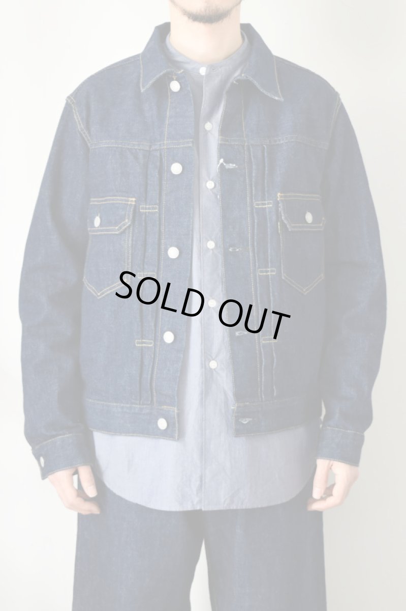 画像3: SCYE BASICS (サイベーシックス) Selvedge Denim Jacket Type2 [INDIGO] (3)