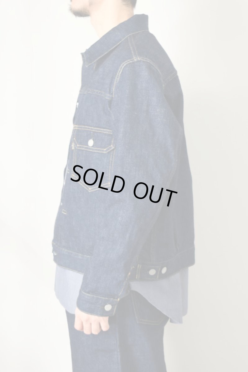 画像4: SCYE BASICS (サイベーシックス) Selvedge Denim Jacket Type2 [INDIGO] (4)