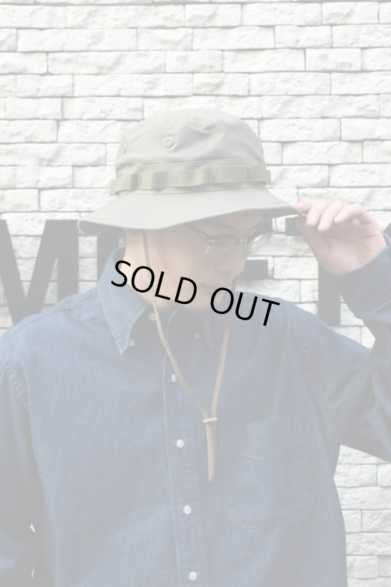 画像5: orslow (オアスロウ) US ARMY JUNGLE HAT RIPSTOP [ARMY GREEN] (5)