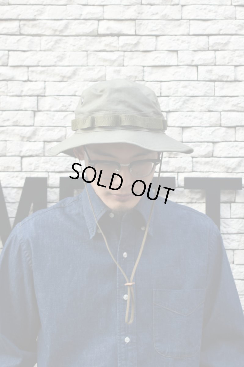 画像2: orslow (オアスロウ) US ARMY JUNGLE HAT RIPSTOP [ARMY GREEN] (2)