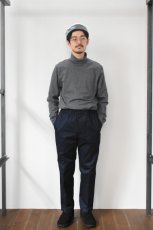 画像6: SCYE BASICS (サイベーシックス) San Joaquin Cotton Drawstring Trousers [DARK NAVY] (6)