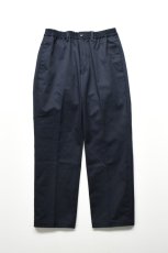画像2: SCYE BASICS (サイベーシックス) San Joaquin Cotton Drawstring Trousers [DARK NAVY] (2)