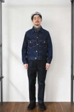 画像7: SCYE BASICS (サイベーシックス) San Joaquin Cotton Drawstring Trousers [DARK NAVY] (7)