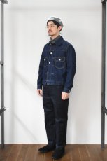 画像8: SCYE BASICS (サイベーシックス) San Joaquin Cotton Drawstring Trousers [DARK NAVY] (8)