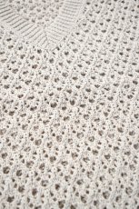 画像15: MEIAS (メイアス) PAPER YARN MESH VEST [LT.GRAY] (15)