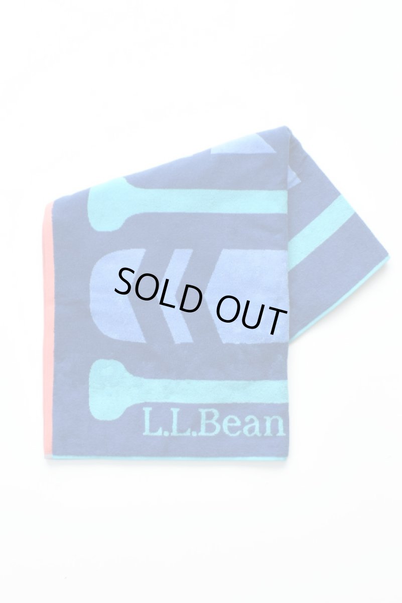 画像1: L.L.Bean (エルエルビーン) Seaside Beach Towel [PADDLES/OCEAN BLUE] (1)