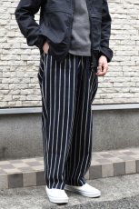 画像8: YARMO THE UNIFORM (ヤーモザユニフォーム) WORK TROUSERS [ORIGINAL BUTCHER STRIPE] (8)
