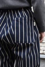 画像11: YARMO THE UNIFORM (ヤーモザユニフォーム) WORK TROUSERS [ORIGINAL BUTCHER STRIPE] (11)