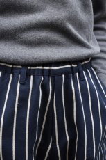 画像9: YARMO THE UNIFORM (ヤーモザユニフォーム) WORK TROUSERS [ORIGINAL BUTCHER STRIPE] (9)