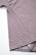 画像14: Behind The River (ビハインドザリバー) Gordy S/S Border Tee [BLUE/BARN] (14)