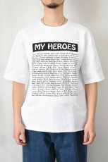 画像3: Behind The River (ビハインドザリバー) MY HEROES S/S Sweat [WHITE] (3)