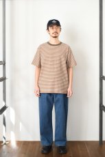 画像6: Behind The River (ビハインドザリバー) Gordy S/S Border Tee [OLIVE/GORDY] (6)