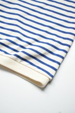 画像16: SCYE BASICS (サイベーシックス) Cotton Striped T-Shirt [BLUE] (16)