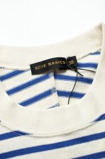 画像11: SCYE BASICS (サイベーシックス) Cotton Striped T-Shirt [BLUE] (11)