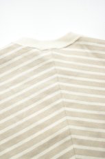 画像18: SCYE BASICS (サイベーシックス) Cotton Striped T-Shirt [LIGHT BEIGE] (18)