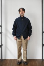 画像12: Scye (サイ) Cotton Linen Plaid Harrington Jacket [DARK NAVY] (12)