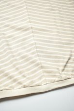 画像20: SCYE BASICS (サイベーシックス) Cotton Striped T-Shirt [LIGHT BEIGE] (20)