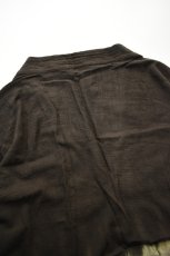 画像19: jawandi (ジャワンディ) ONE BUTTON CARDIGAN 2-TONE [DARK BROWN/BEIGE] (19)