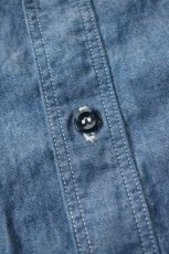 画像14: orslow (オアスロウ) RELAX FIT CHAMBRAY WORK SHIRT [CHAMBRAY] (14)