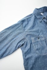 画像12: orslow (オアスロウ) RELAX FIT CHAMBRAY WORK SHIRT [CHAMBRAY] (12)