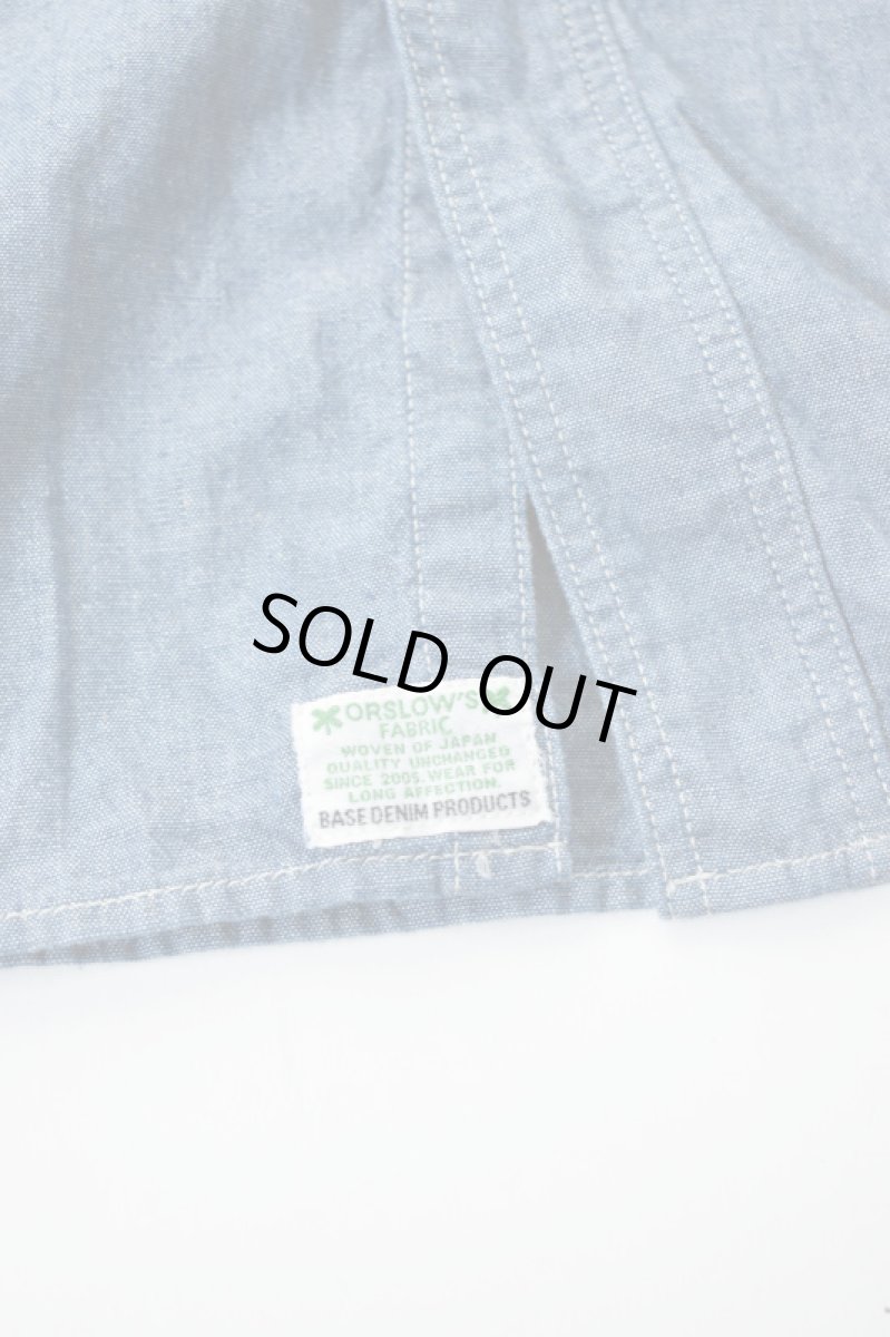 画像18: orslow (オアスロウ) RELAX FIT CHAMBRAY WORK SHIRT [CHAMBRAY] (18)