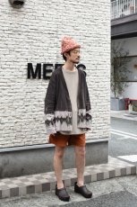 画像8: jawandi (ジャワンディ) ONE BUTTON CARDIGAN 2-TONE [DARK BROWN/BEIGE] (8)