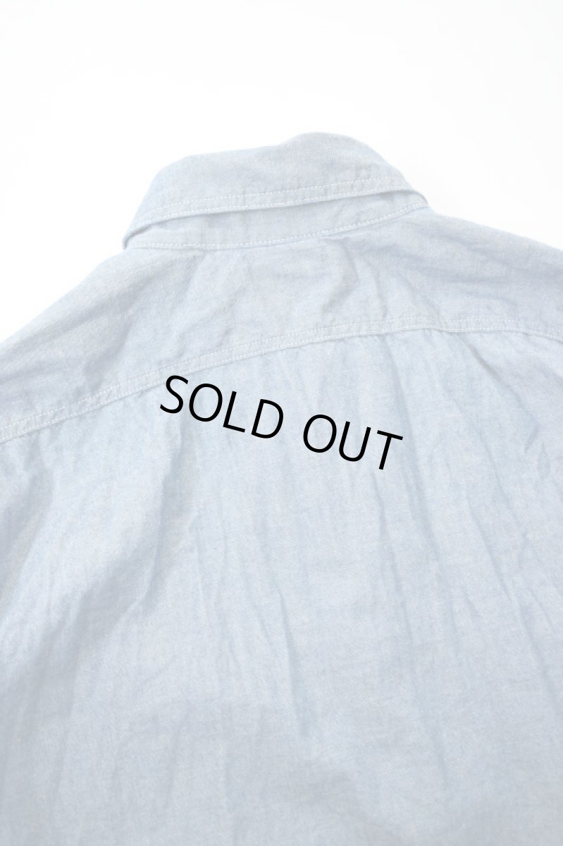画像20: orslow (オアスロウ) RELAX FIT CHAMBRAY WORK SHIRT [CHAMBRAY] (20)