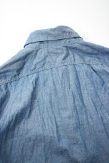 画像20: orslow (オアスロウ) RELAX FIT CHAMBRAY WORK SHIRT [CHAMBRAY] (20)
