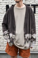 画像5: jawandi (ジャワンディ) ONE BUTTON CARDIGAN 2-TONE [DARK BROWN/BEIGE] (5)