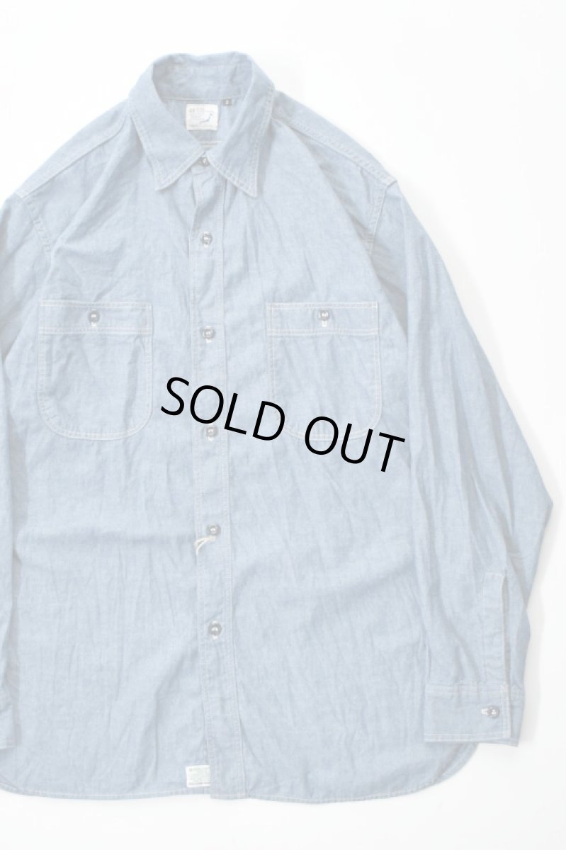 画像1: orslow (オアスロウ) RELAX FIT CHAMBRAY WORK SHIRT [CHAMBRAY] (1)
