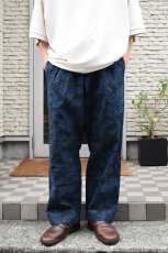 画像2: jawandi (ジャワンディ) SANTAI PANT BATIK [BUTTERFLY/NAVY] (2)