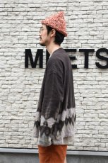 画像3: jawandi (ジャワンディ) ONE BUTTON CARDIGAN 2-TONE [DARK BROWN/BEIGE] (3)