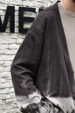 画像6: jawandi (ジャワンディ) ONE BUTTON CARDIGAN 2-TONE [DARK BROWN/BEIGE] (6)