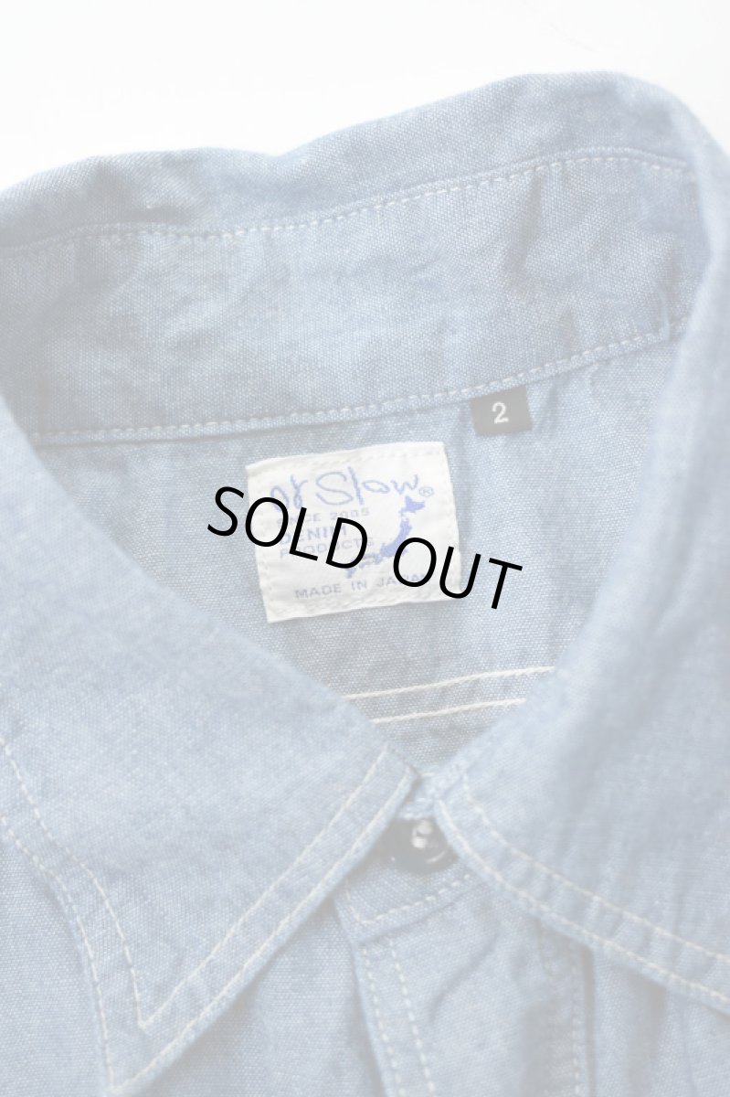 画像11: orslow (オアスロウ) RELAX FIT CHAMBRAY WORK SHIRT [CHAMBRAY] (11)
