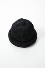 画像1: Indietro Association (インディエトロアソシエーション) Roll Knit Cap [BLACK] (1)