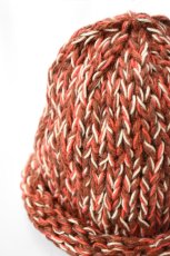 画像2: Indietro Association (インディエトロアソシエーション) Four Different Yarns Cap [BROWN] (2)