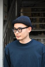 画像7: Indietro Association (インディエトロアソシエーション) Roll Knit Cap [BLACK] (7)
