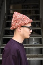 画像8: Indietro Association (インディエトロアソシエーション) Four Different Yarns Cap [BROWN] (8)