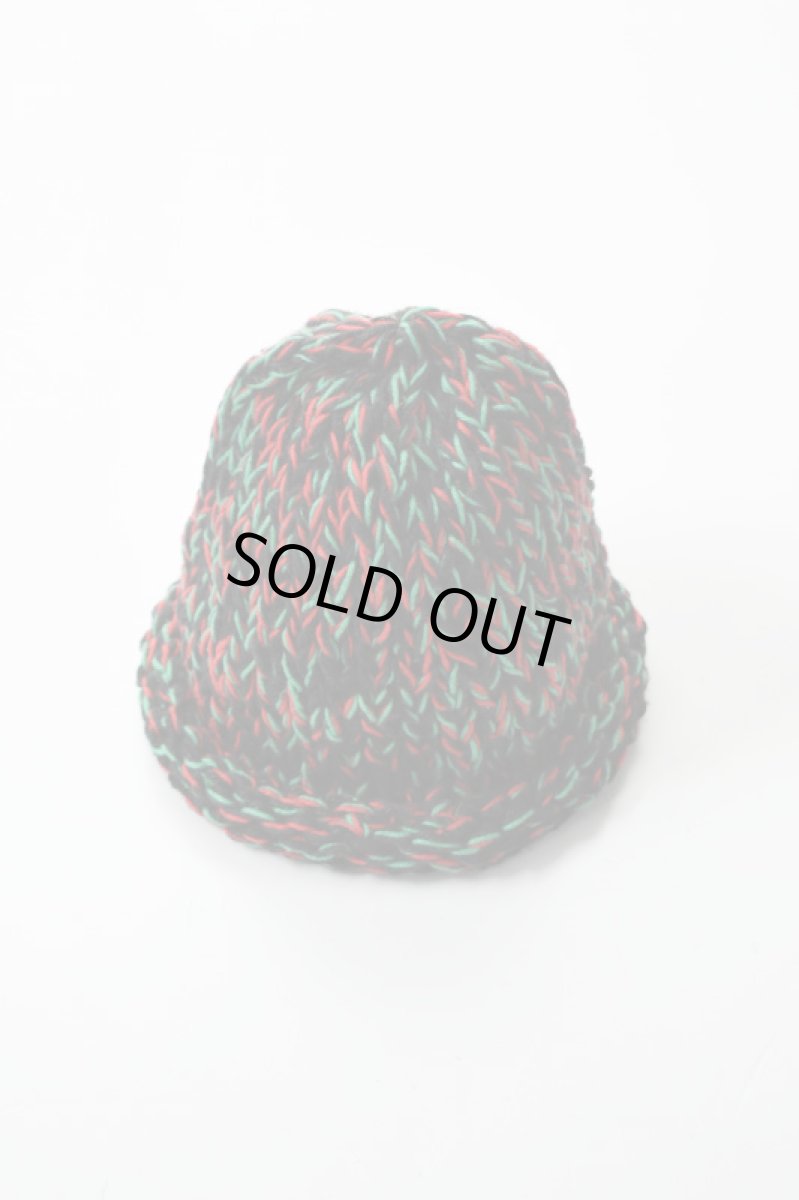 画像1: Indietro Association (インディエトロアソシエーション) Four Different Yarns Cap [BLACK] (1)