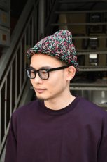 画像7: Indietro Association (インディエトロアソシエーション) Four Different Yarns Cap [BLACK] (7)