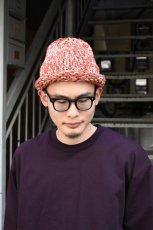 画像7: Indietro Association (インディエトロアソシエーション) Four Different Yarns Cap [BROWN] (7)