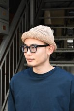 画像7: Indietro Association (インディエトロアソシエーション) Roll Knit Cap [BEIGE] (7)