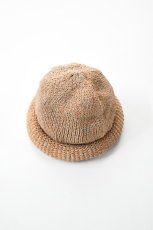 画像1: Indietro Association (インディエトロアソシエーション) Roll Knit Cap [BEIGE] (1)
