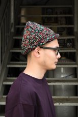 画像8: Indietro Association (インディエトロアソシエーション) Four Different Yarns Cap [BLACK] (8)