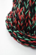 画像3: Indietro Association (インディエトロアソシエーション) Four Different Yarns Cap [BLACK] (3)