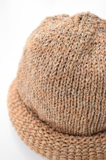 画像2: Indietro Association (インディエトロアソシエーション) Roll Knit Cap [BEIGE] (2)